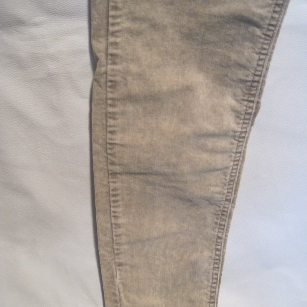 Mudd Jeans Women’s Skinny Pants Size 11 Regular Tan Beige Velvety Corduroy Y2K - Picture 5 of 10